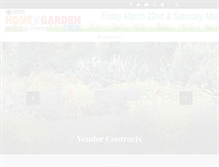 Tablet Screenshot of cachevalleyhomeandgardenshow.com